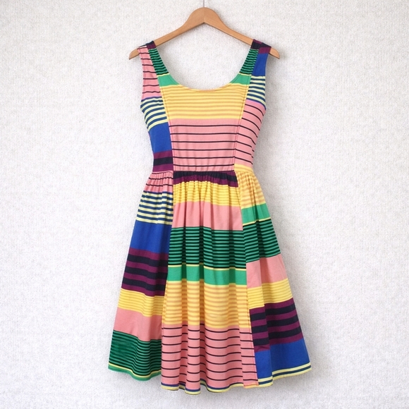 Plenty by Tracy Reese Tessa Meko Stripe Dress Anthropologie Size 6 - Picture 2 of 9